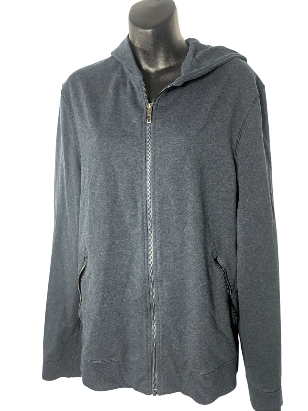 Lululemon men’s lm4660s cross cut hoodie dark blue athleisure medium